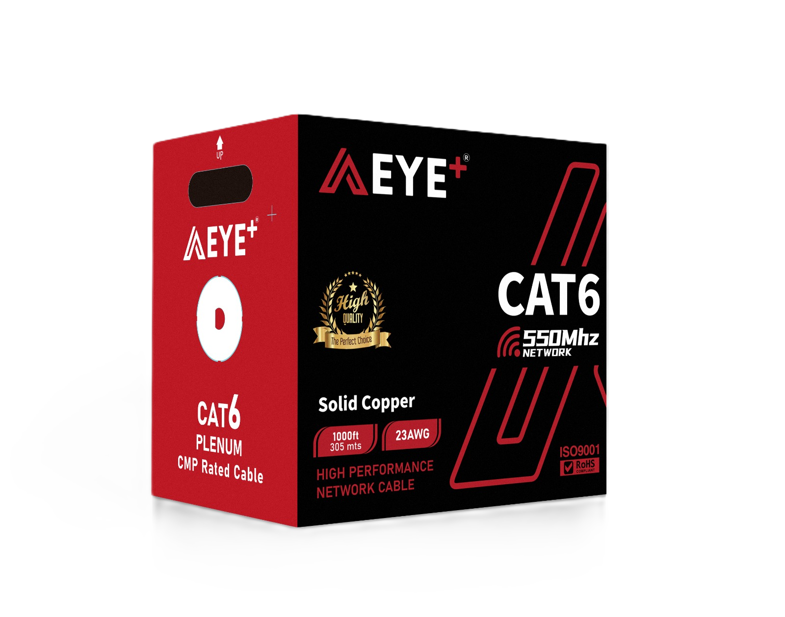 AEYE+ CAT6 Plenum CMP Rated Cable